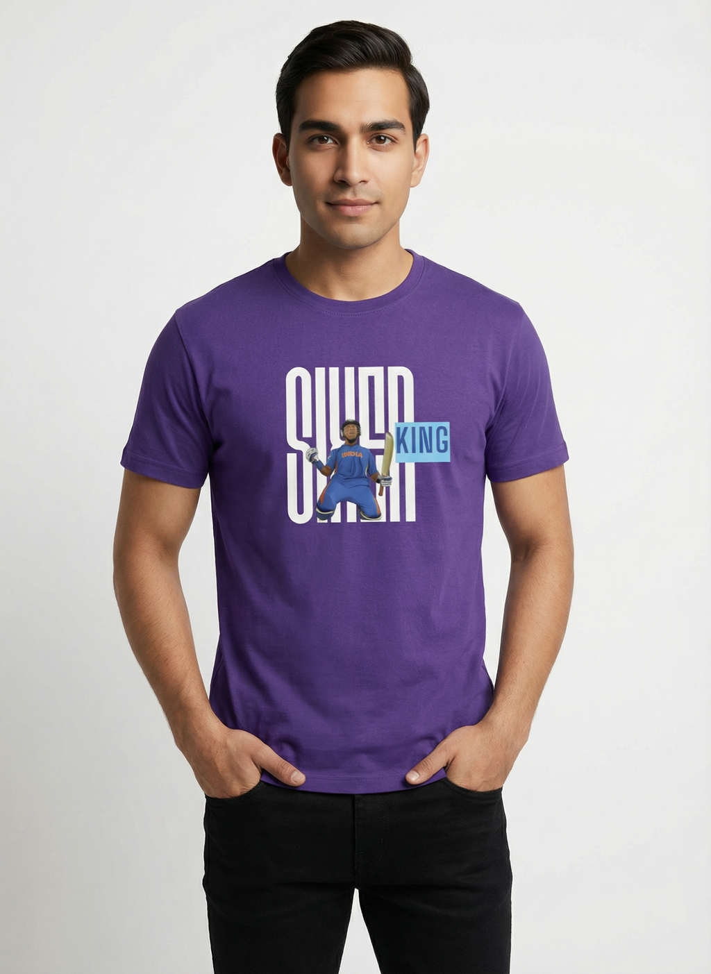 Sixer King - Unisex Regular Fit T-Shirt Purple