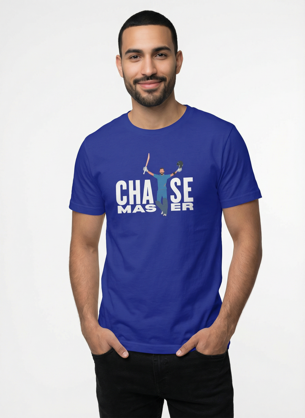 Chase Master - Unisex Regular Fit T-Shirt Royal Blue