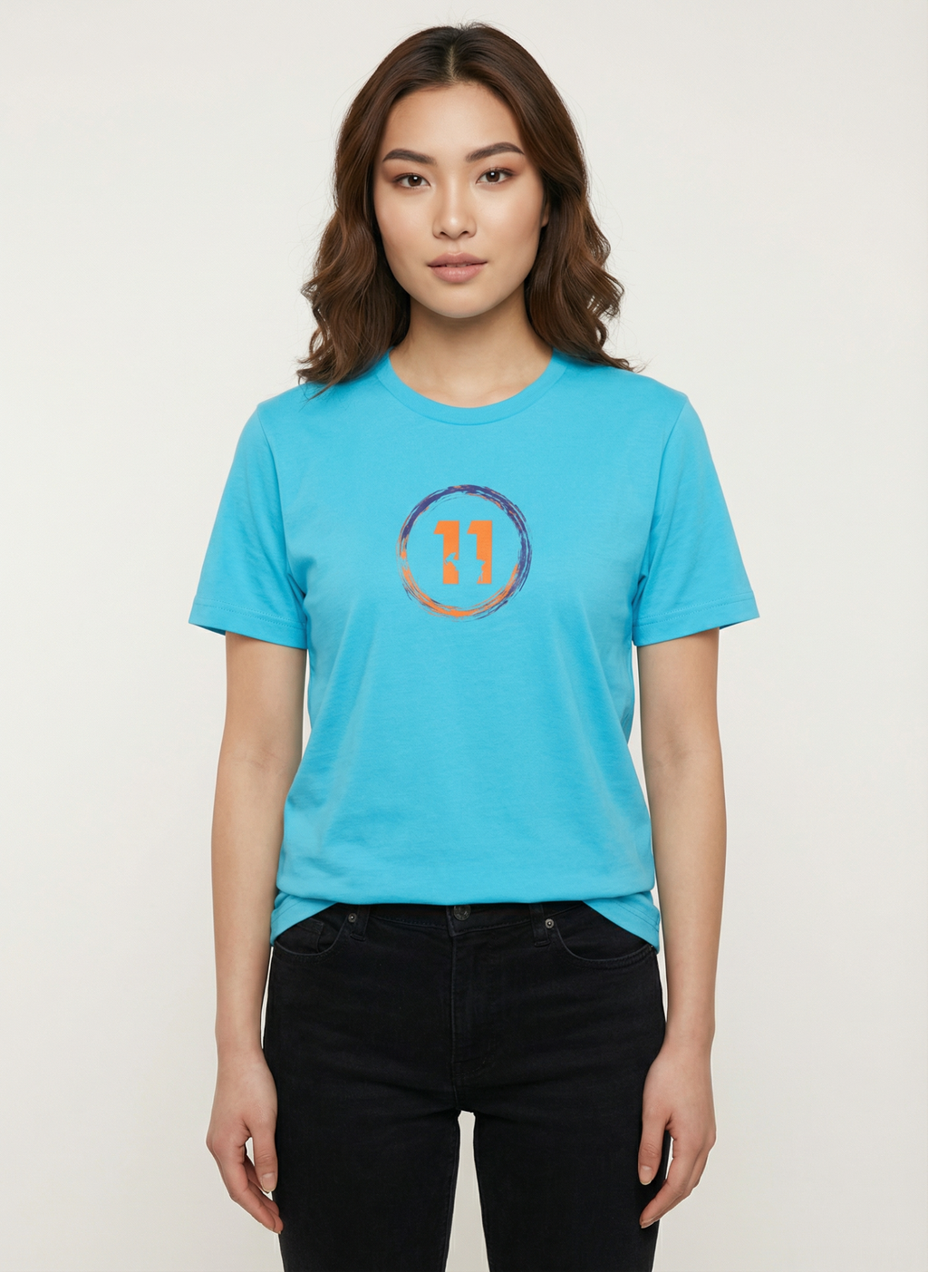 GOAT Series - India| Chhetri Unisex Regular Fit T-Shirt Sky Blue