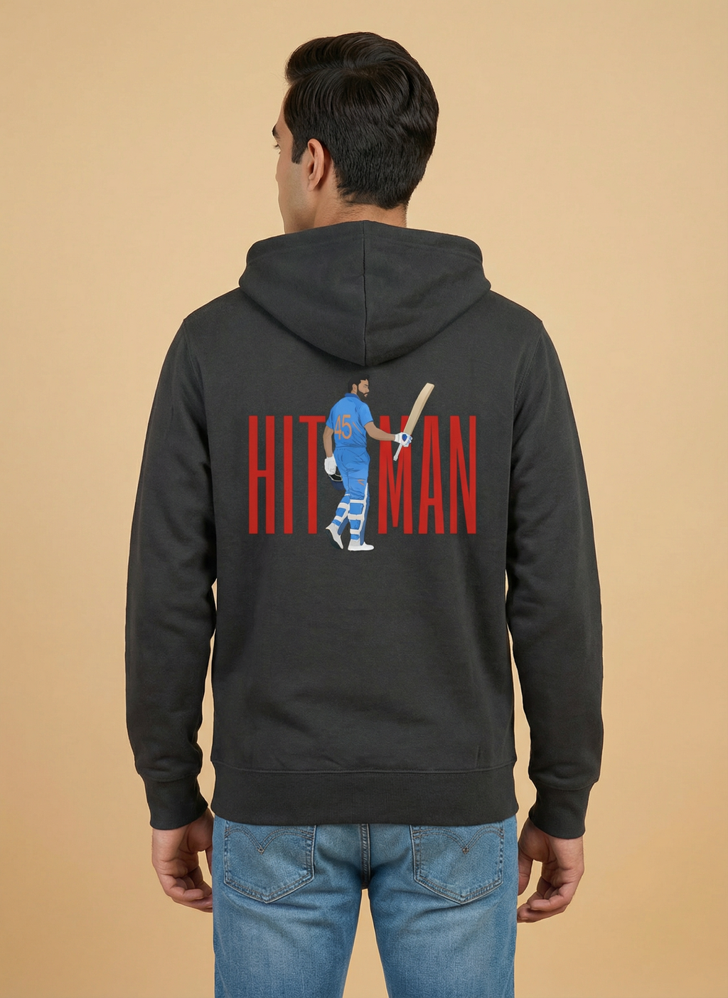 Hitman - Unisex Regular Fit Cotton Hoodie Black
