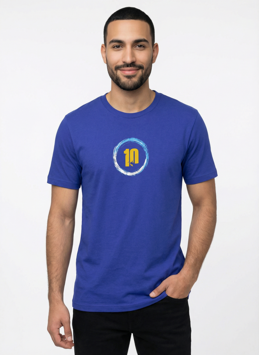 GOAT Series - Argentina | Messi Unisex Regular Fit T-Shirt Royal Blue