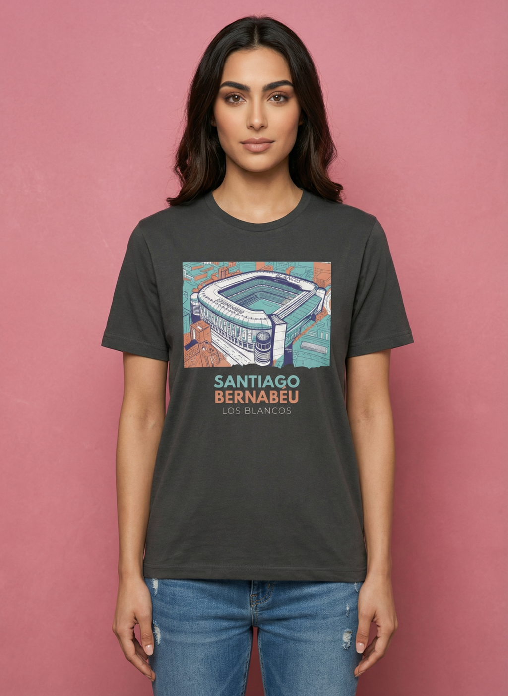 Santiago Bernabeu - Unisex Regular Fit T-Shirt Black