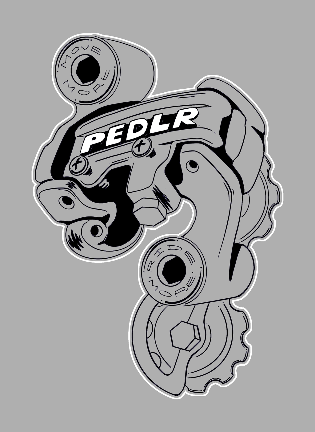 RD - Unisex Regular Fit Cotton T-Shirt Silver Frost