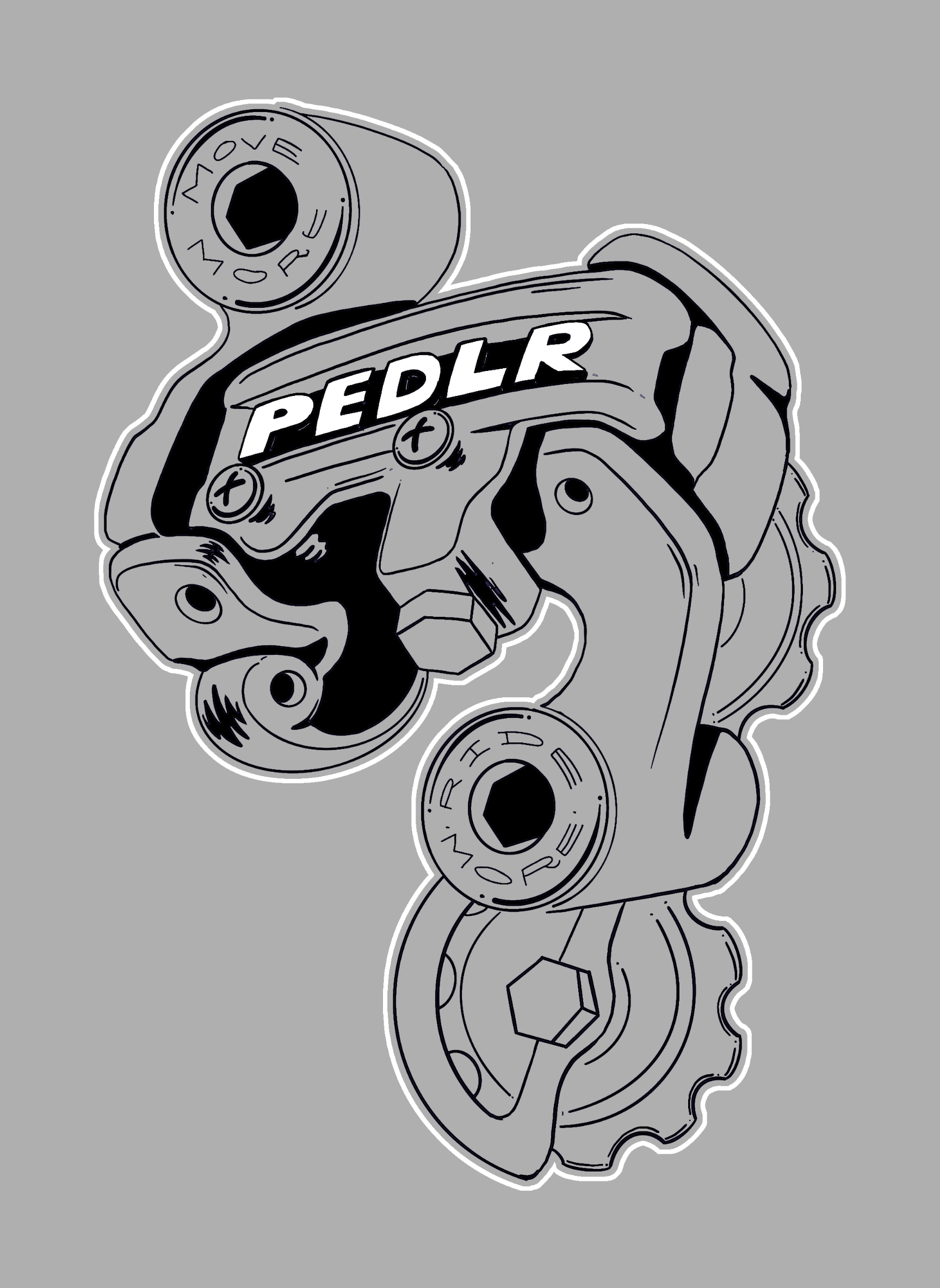 RD - Unisex Regular Fit Cotton T-Shirt Silver Frost