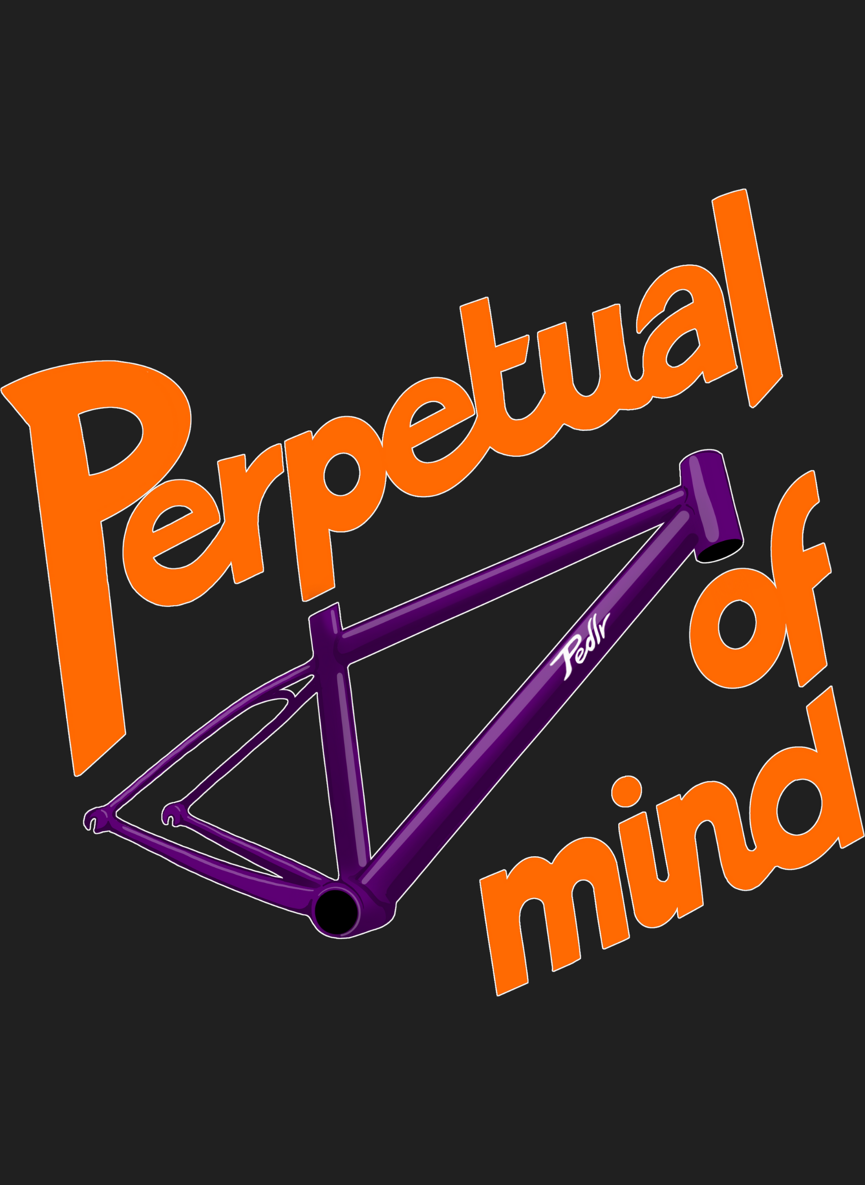 Perpetual Frame Of Mind - Unisex Regular Fit Cotton T-Shirt Black