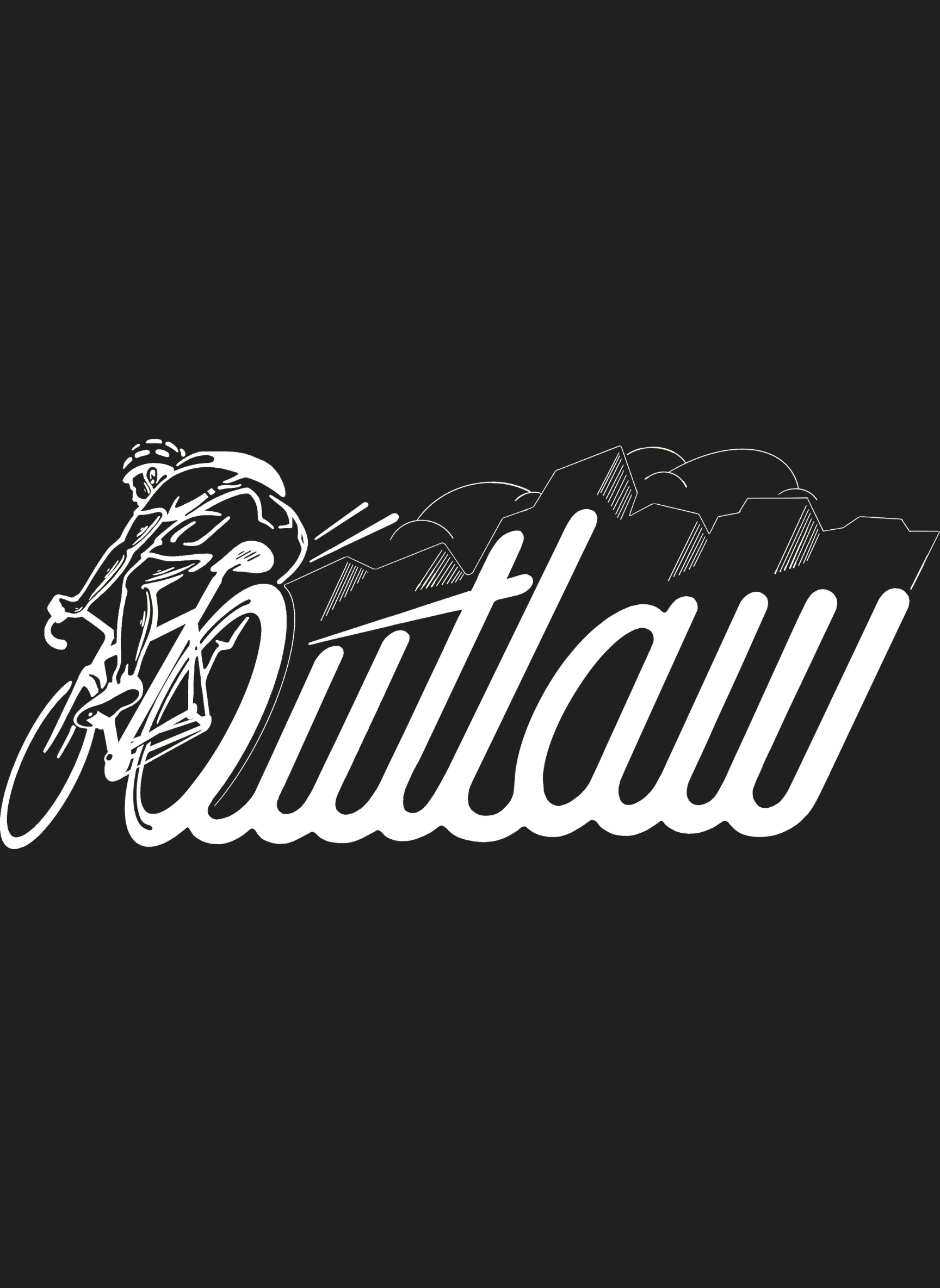 Outlaw  - Unisex Regular Fit Cotton T-Shirt Black