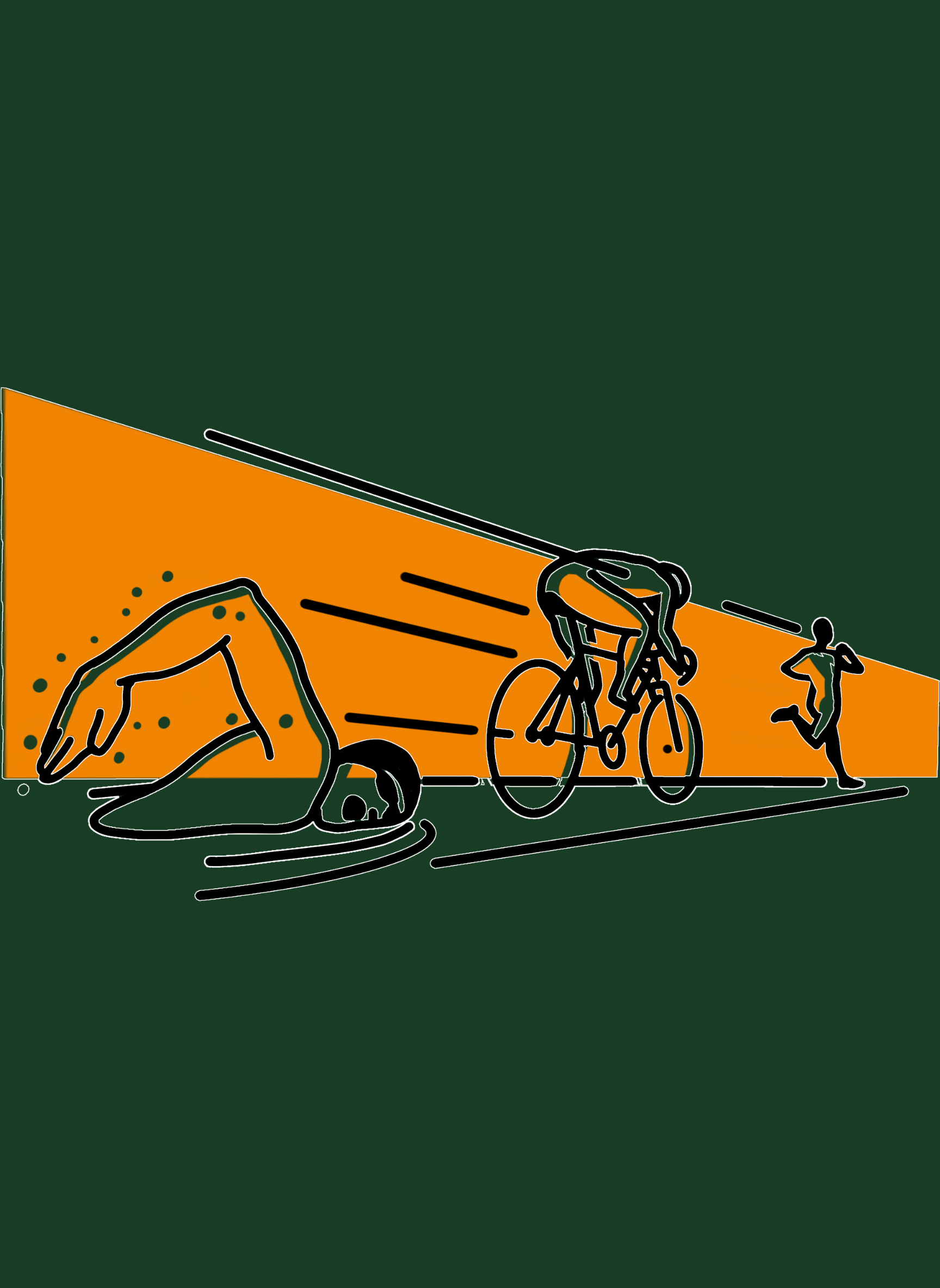 Tri And Fly - Unisex Regular Fit Cotton T-Shirt Olive Green