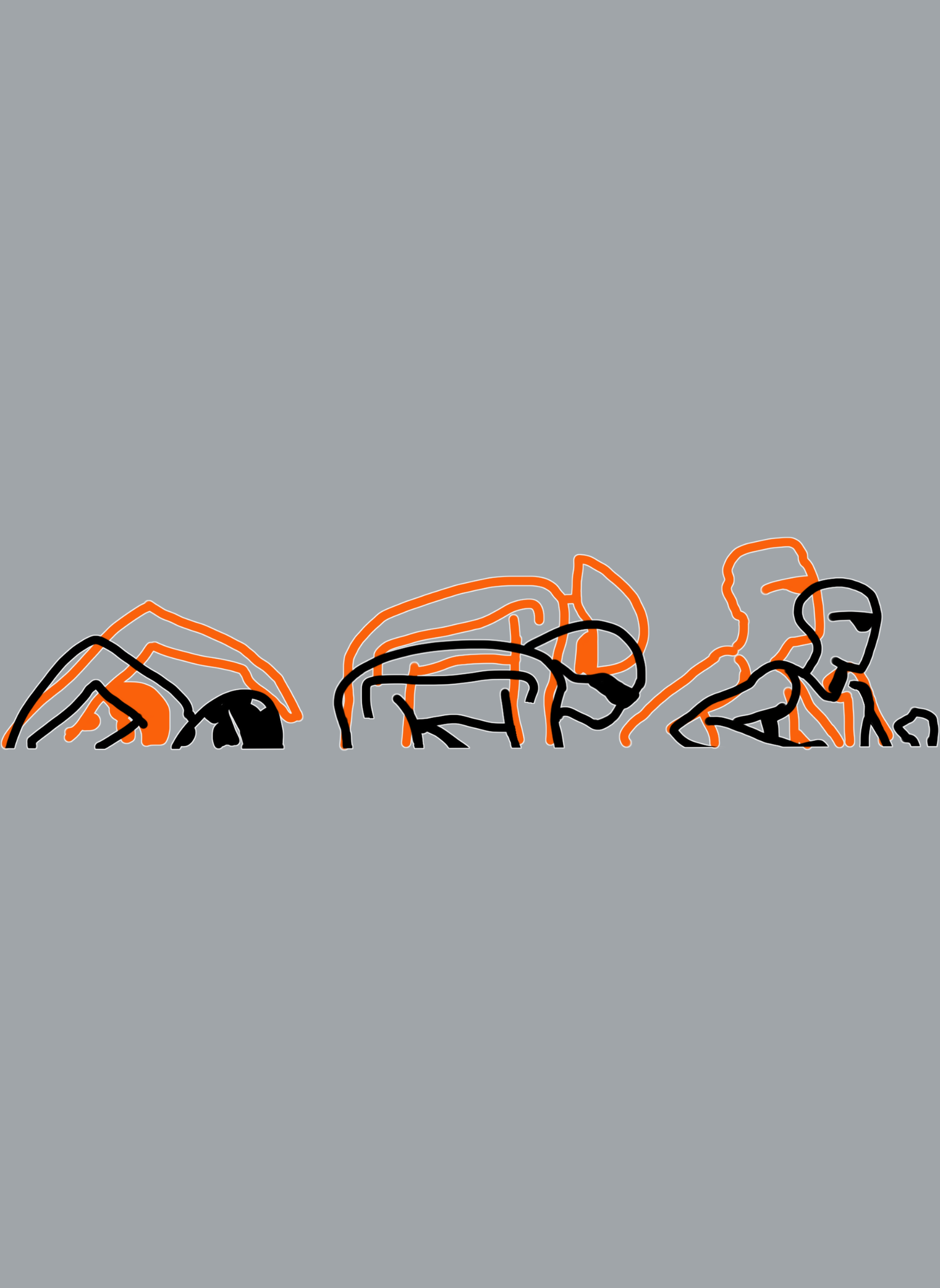 Lines Of Endurance - Unisex Regular Fit Cotton T-Shirt Silver Frost