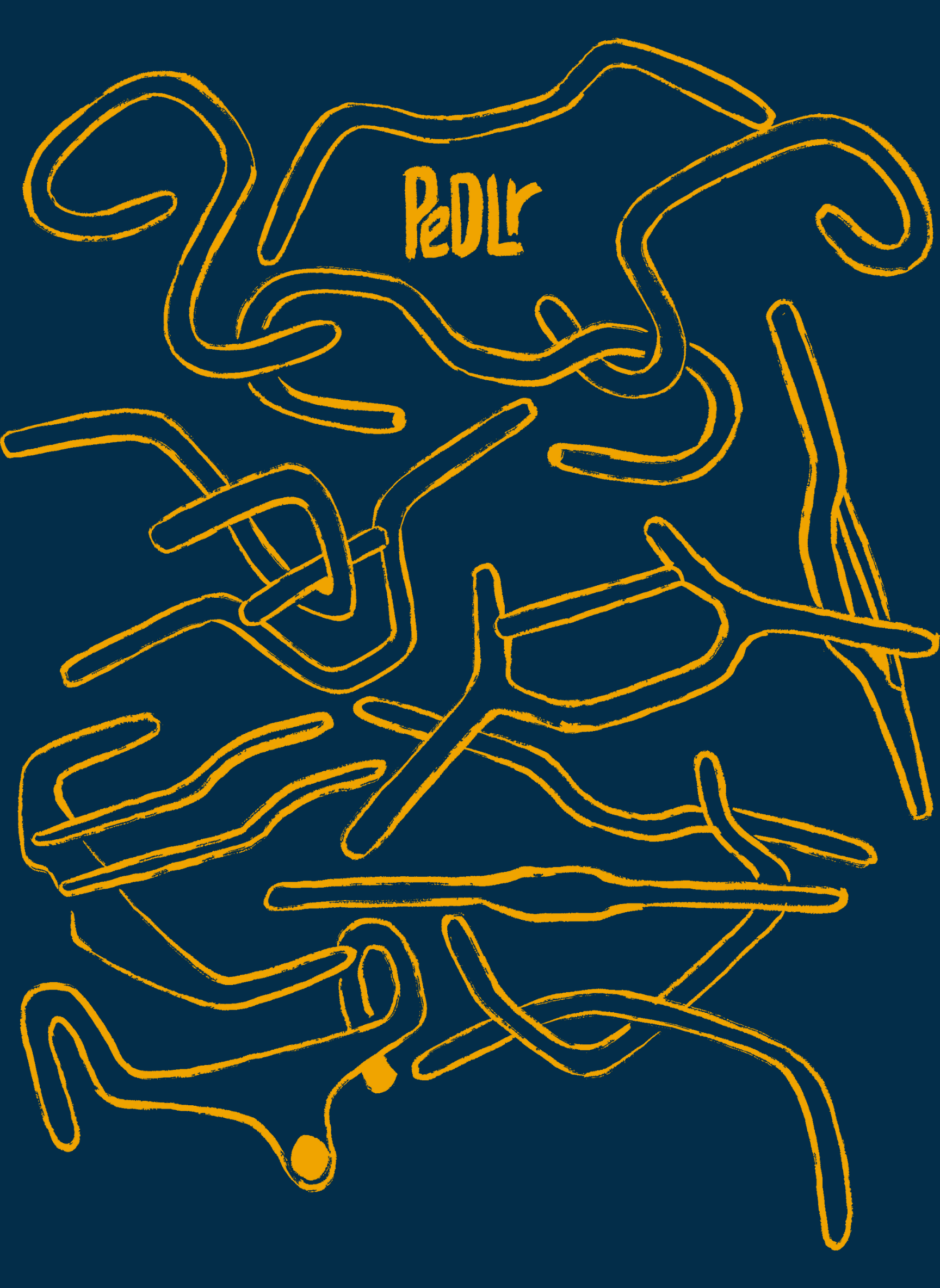 Bar Life - Unisex Regular Fit Cotton T-Shirt Navy Blue