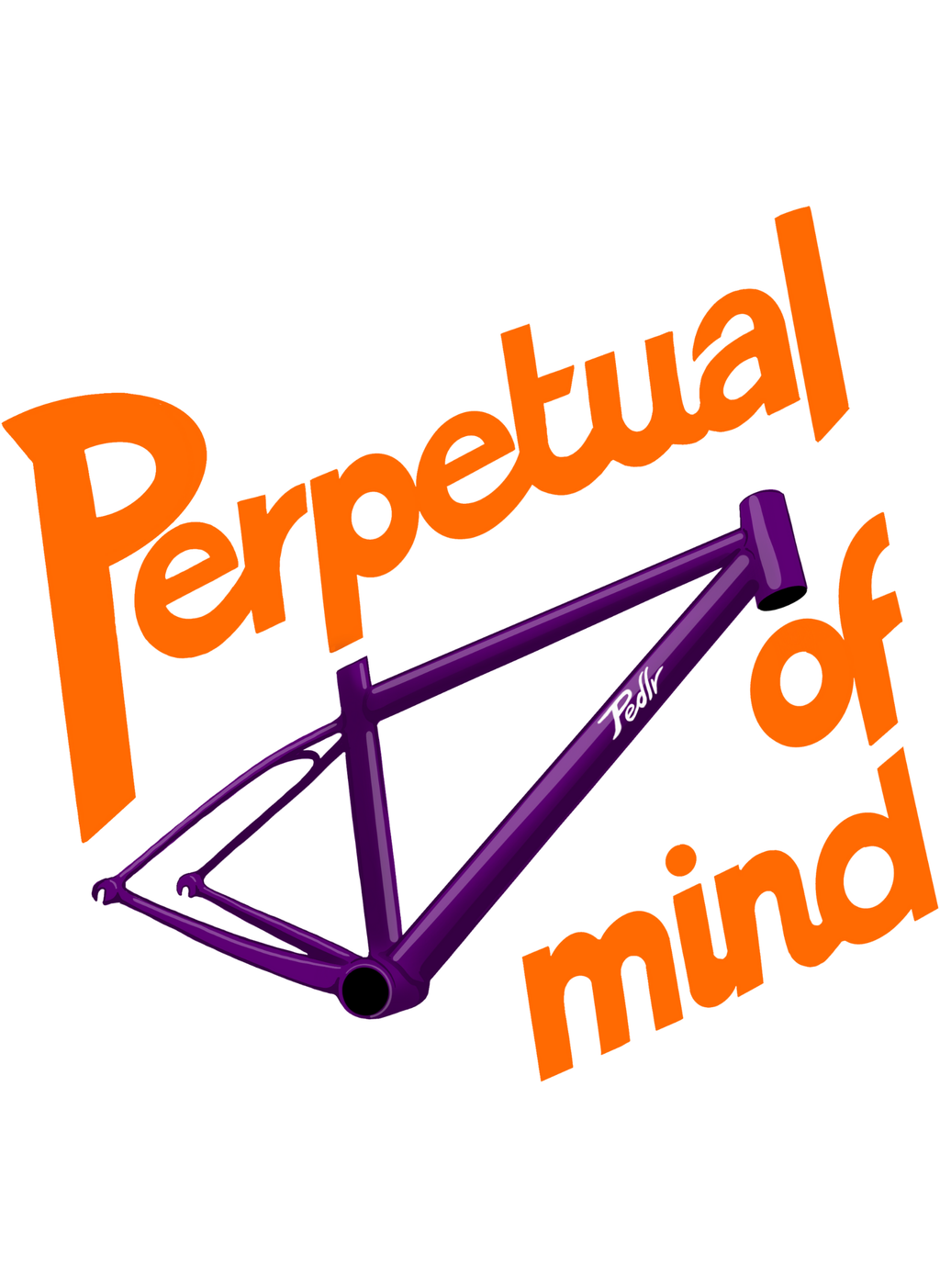 Perpetual Frame Of Mind - Unisex Regular Fit Cotton T-Shirt White