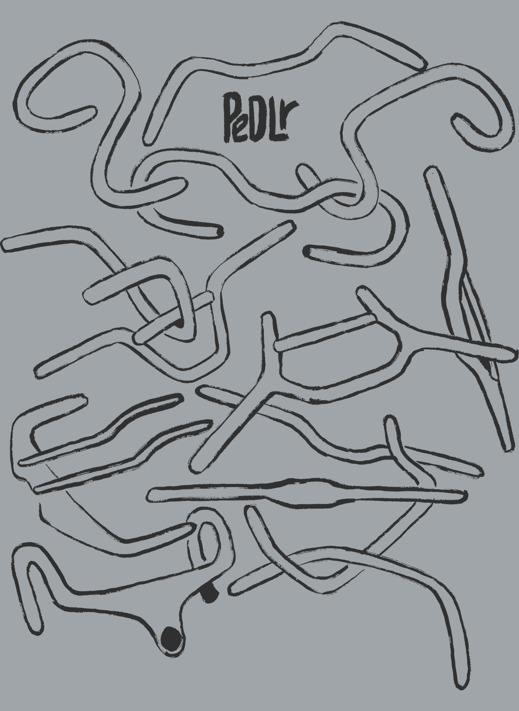 Bar Life - Unisex Regular Fit Cotton T-Shirt Silver Frost