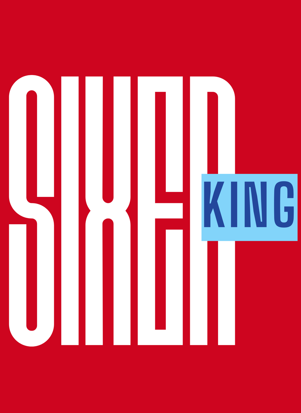 Sixer King - Unisex Regular Fit Cotton Hoodie Red