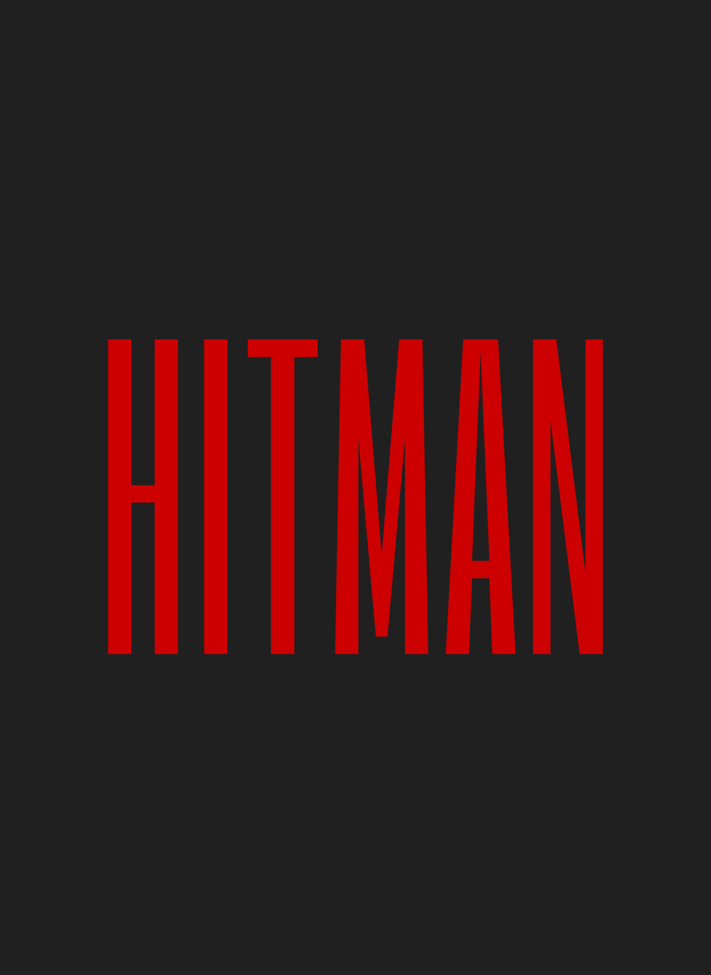 Hitman - Unisex Regular Fit Cotton Hoodie Black