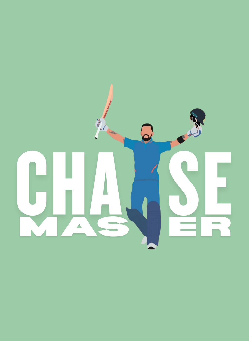 Chase Master - Unisex Regular Fit Cotton Hoodie Mint Green