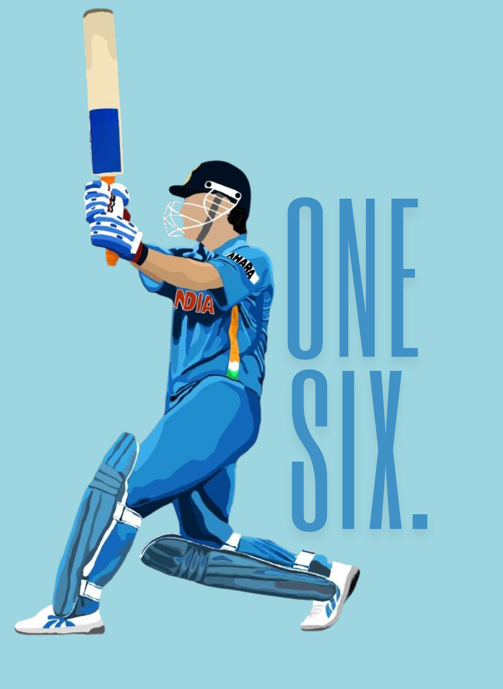 One Six - Unisex Regular Fit T-Shirt Surf Blue