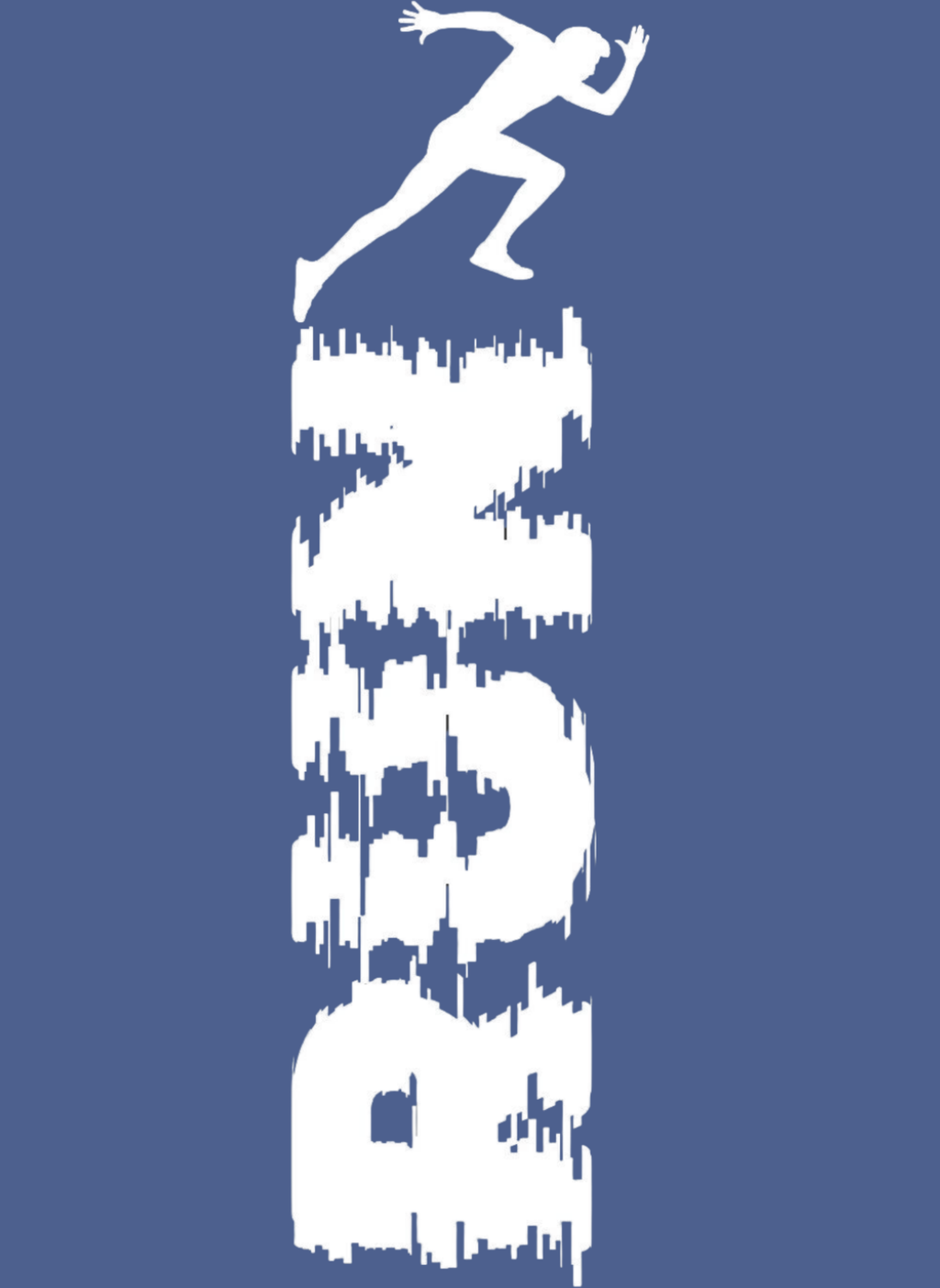 Run - Unisex Regular Fit Cotton T-Shirt Smoke Blue