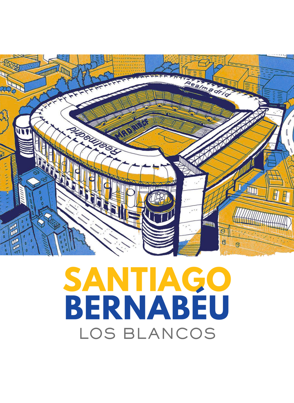 Santiago Bernabeu - Unisex Regular Fit T-Shirt White