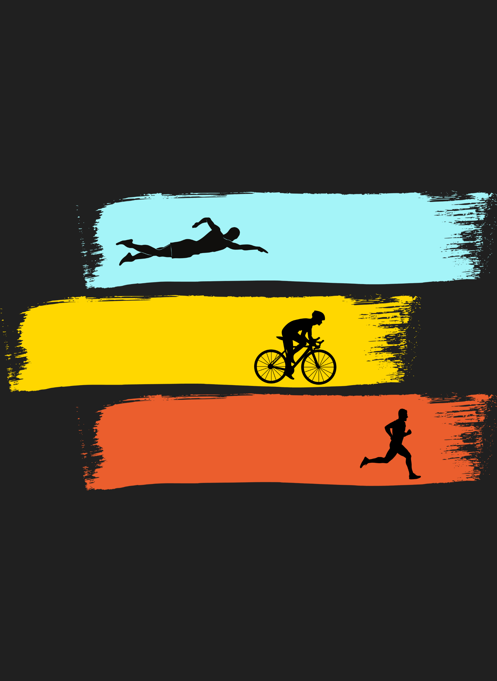 Three Disciplines - Unisex Regular Fit Cotton T-Shirt Black