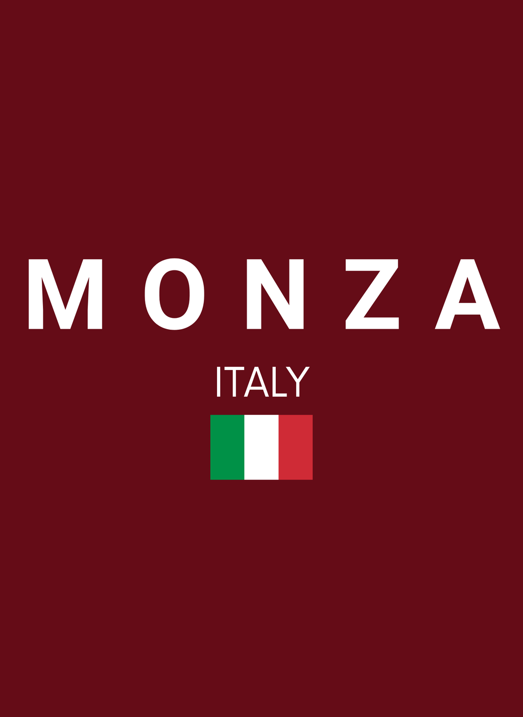 Monza Circuit - Unisex Regular Fit Cotton Hoodie Maroon