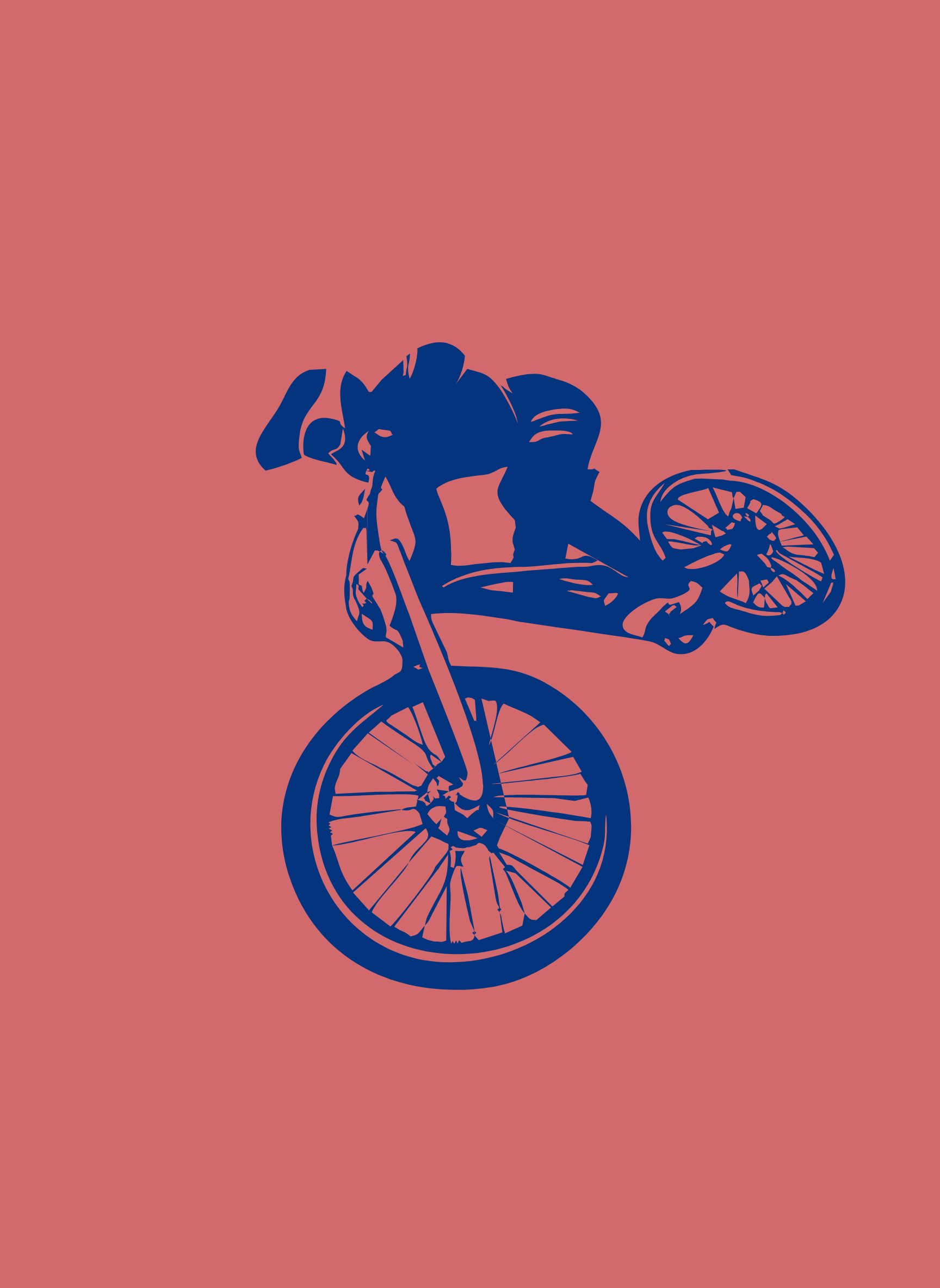 Downhill - Unisex Oversized Fit T-Shirt Dusty Rose