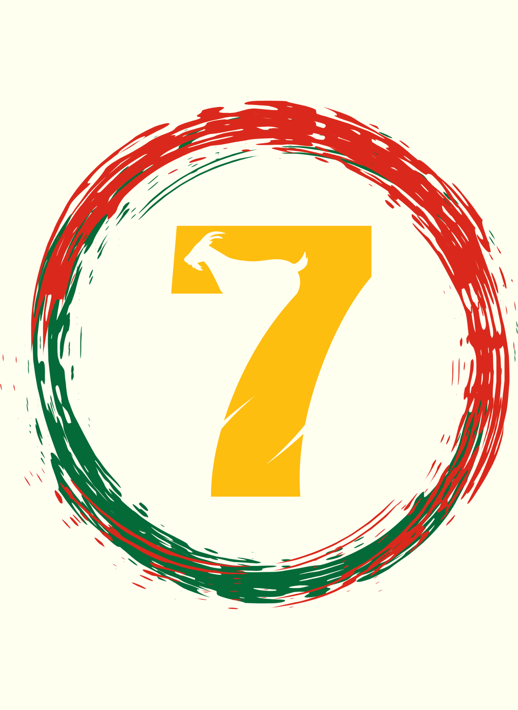 GOAT Series - Portugal| Ronaldo Unisex Regular Fit T-Shirt Ivory