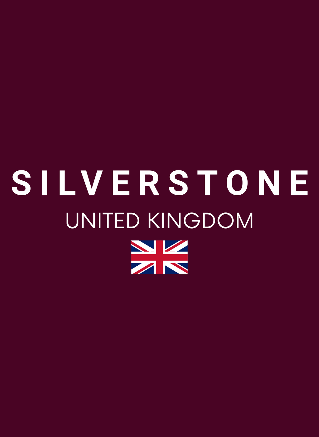 Silverstone - Unisex Oversized Fit T-Shirt Burgundy