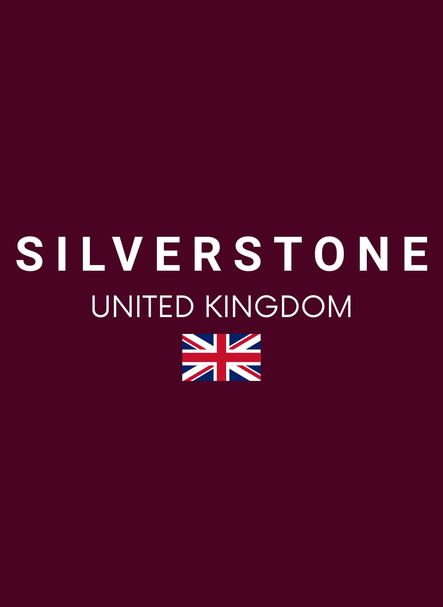 Silverstone - Unisex Oversized Fit T-Shirt Burgundy