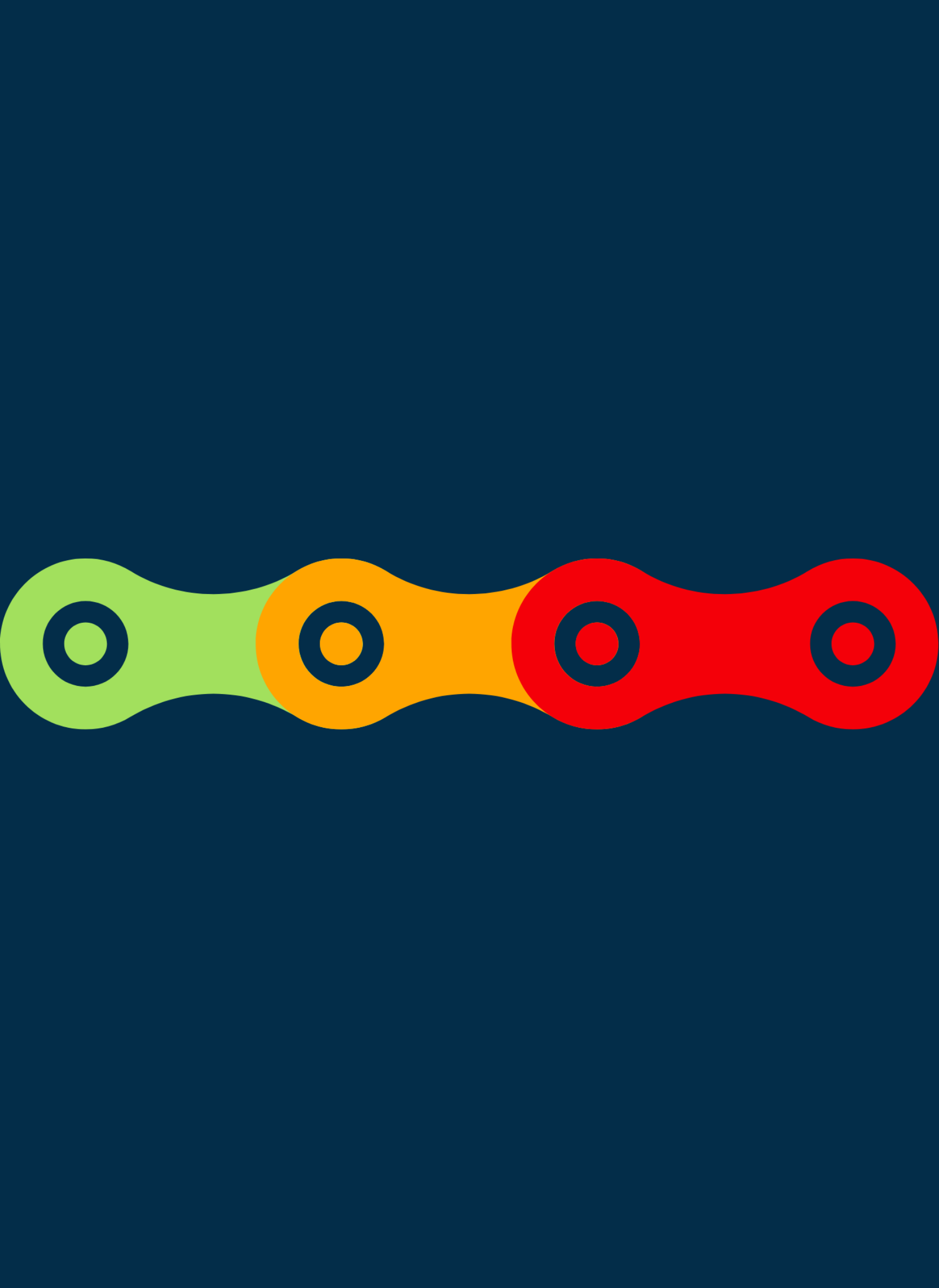 Chain Link - Unisex Regular Fit Cotton T-Shirt Navy Blue