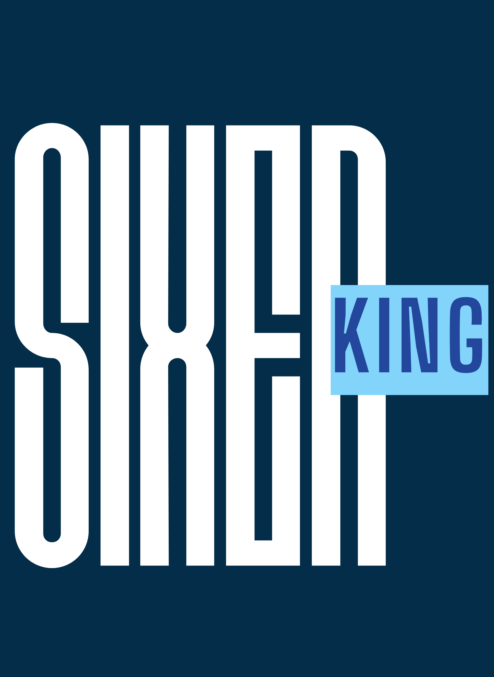 Sixer King - Unisex Regular Fit Cotton Hoodie Navy Blue