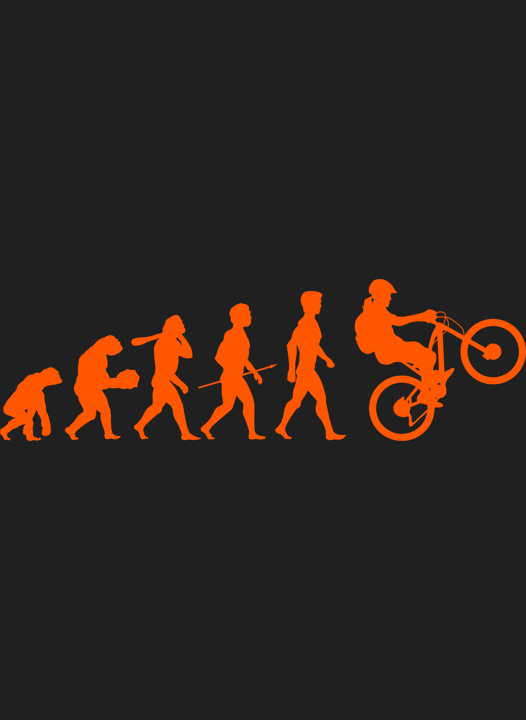 MTB Evolution - Unisex Regular Fit Cotton T-Shirt Black