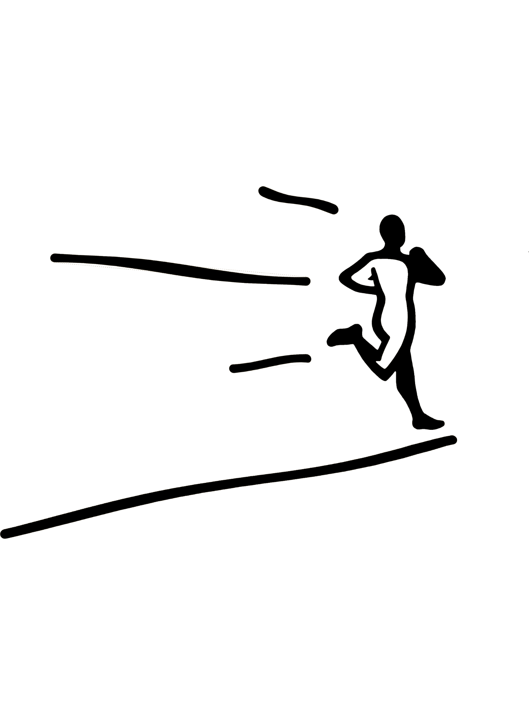 Kinetic Runner - Unisex Regular Fit Cotton T-Shirt White