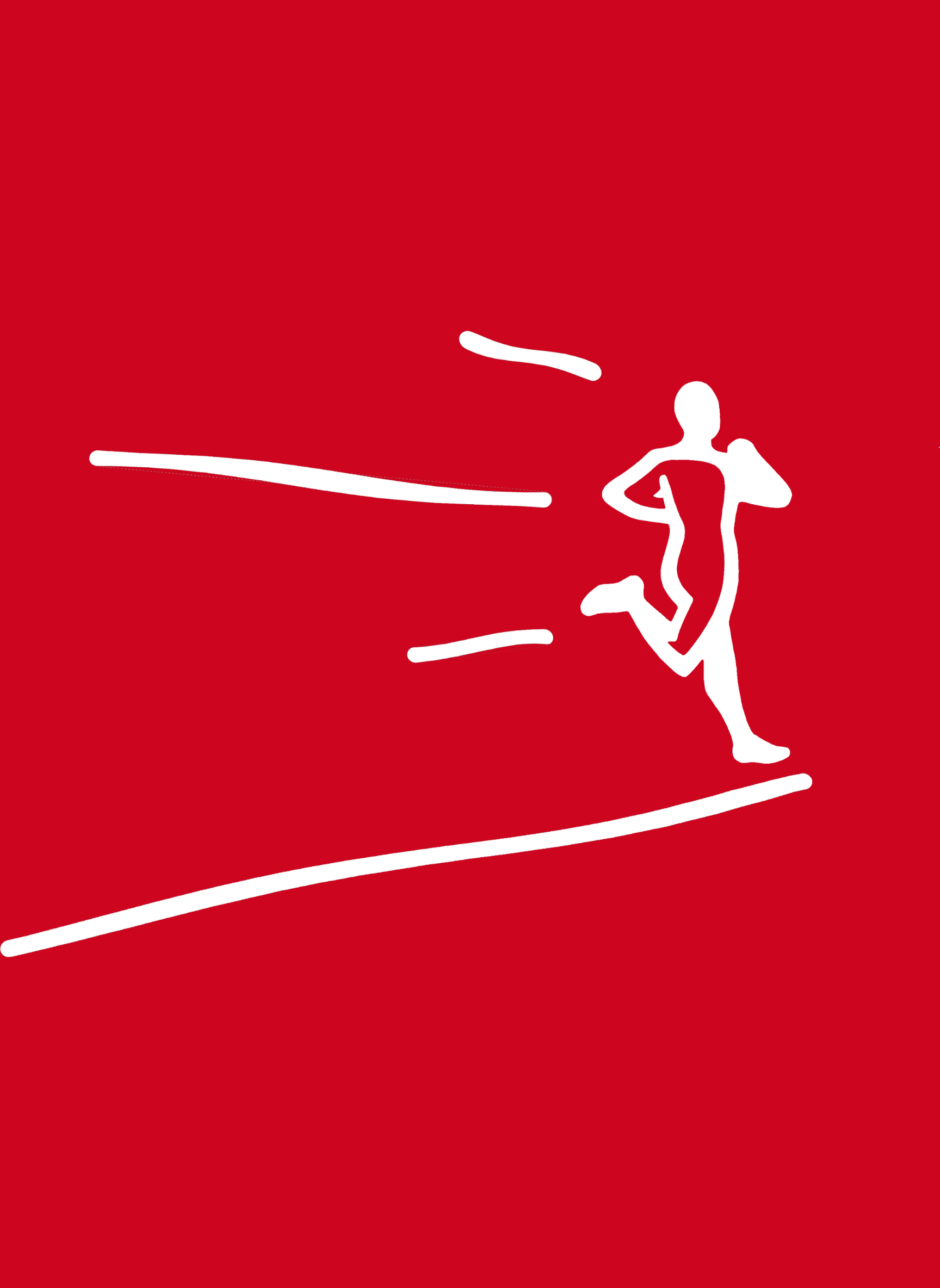 Kinetic Runner - Unisex Regular Fit Cotton T-Shirt Red