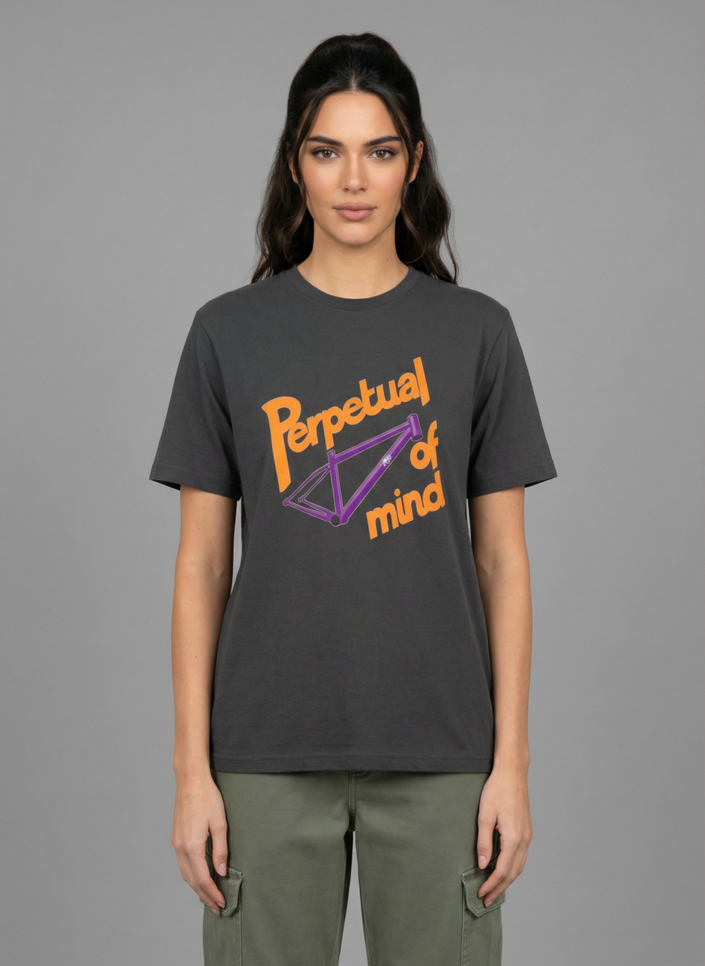 Perpetual Frame Of Mind - Unisex Regular Fit Cotton T-Shirt Black