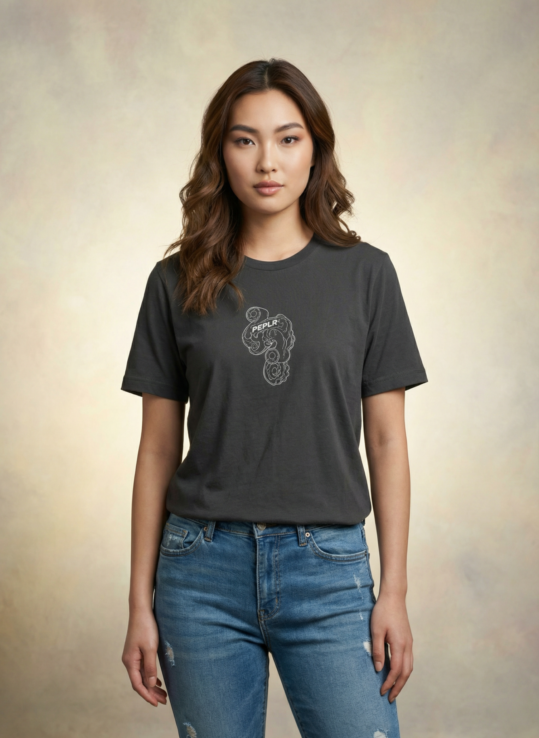 RD - Unisex Regular Fit Cotton T-Shirt Black