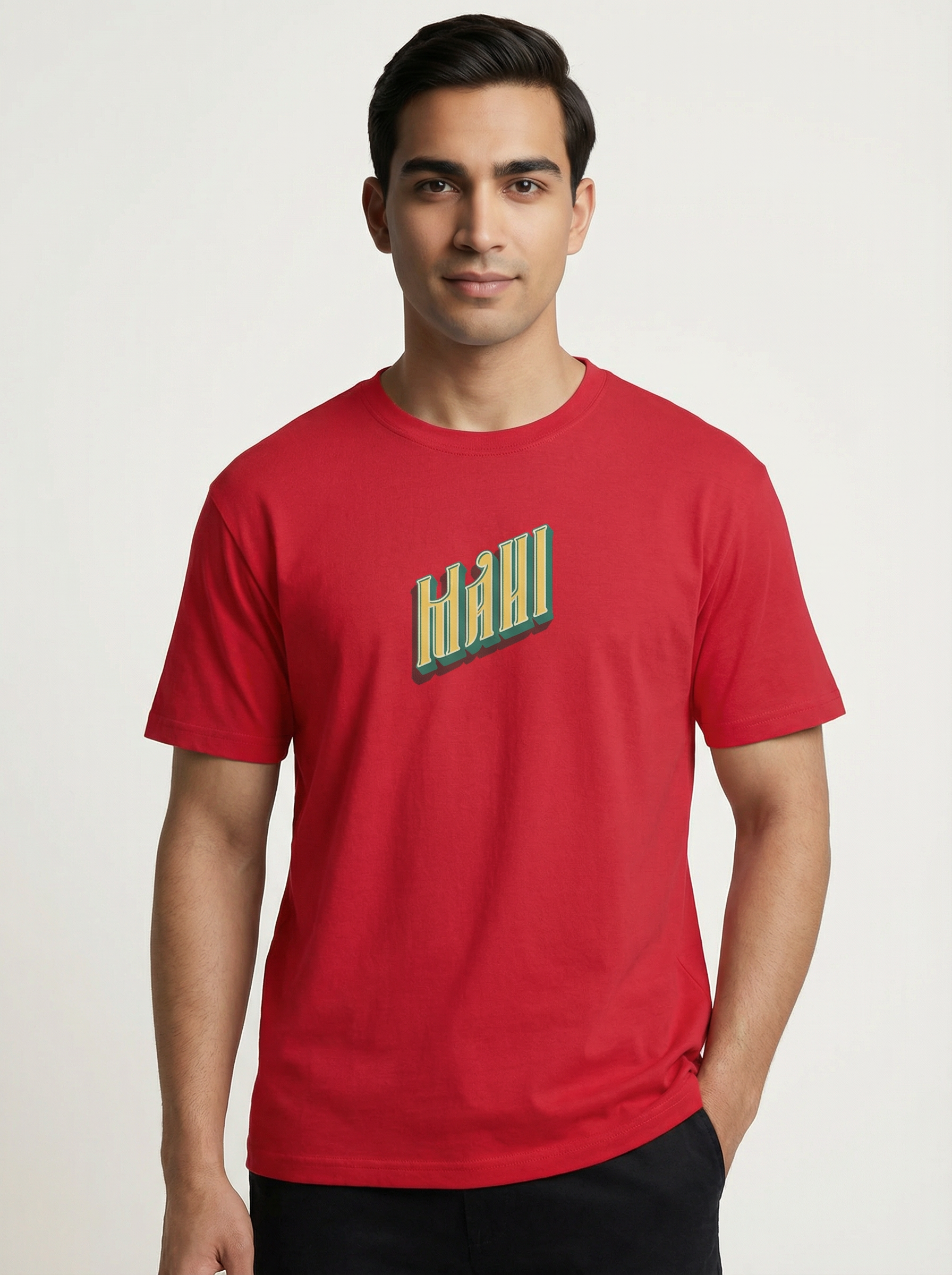 Mahi - Unisex Oversized Fit T-Shirt Red
