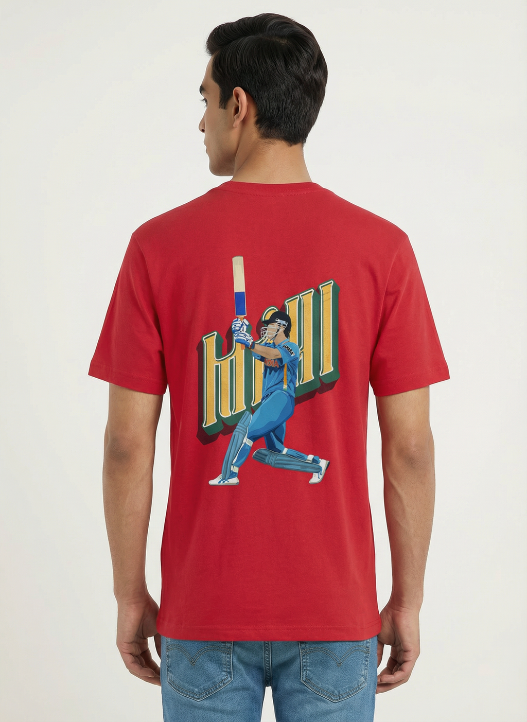 Mahi - Unisex Oversized Fit T-Shirt Red