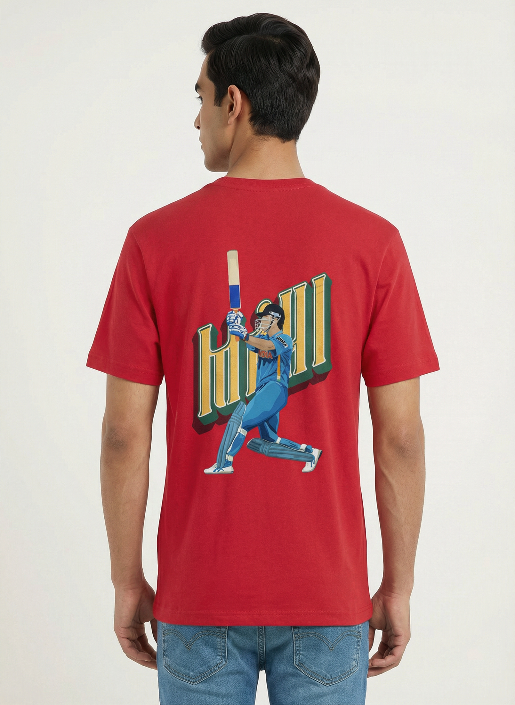 Mahi - Unisex Oversized Fit T-Shirt Red